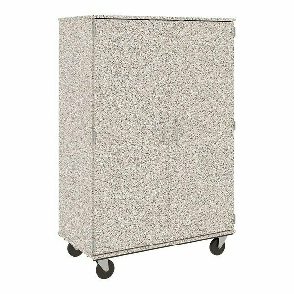 I.D. Systems 67'' Tall Grey Nebula Mobile Storage Cabinet with 36 3'' Bins 80243F67059 538243F67059